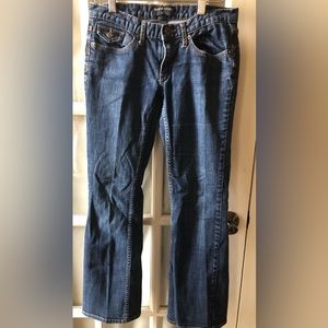 Banana Republic womens flare leg size 2 petite jeans